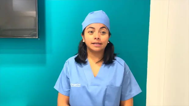 Lorena, face caméra à la fin de la formation